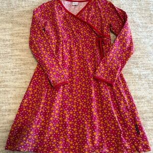 Girls' Floral Red Wrap Dress by Polarn O Pyrex